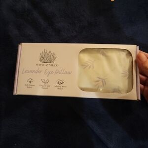 White and Purple Lavender Eye Pillow